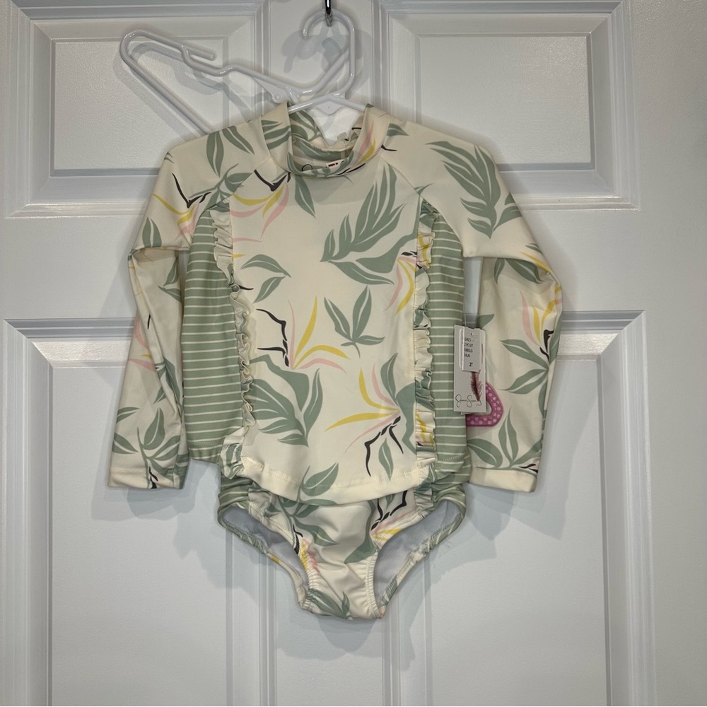 Jessica Simpson Two‎ Piece Swim Size 2T NWT